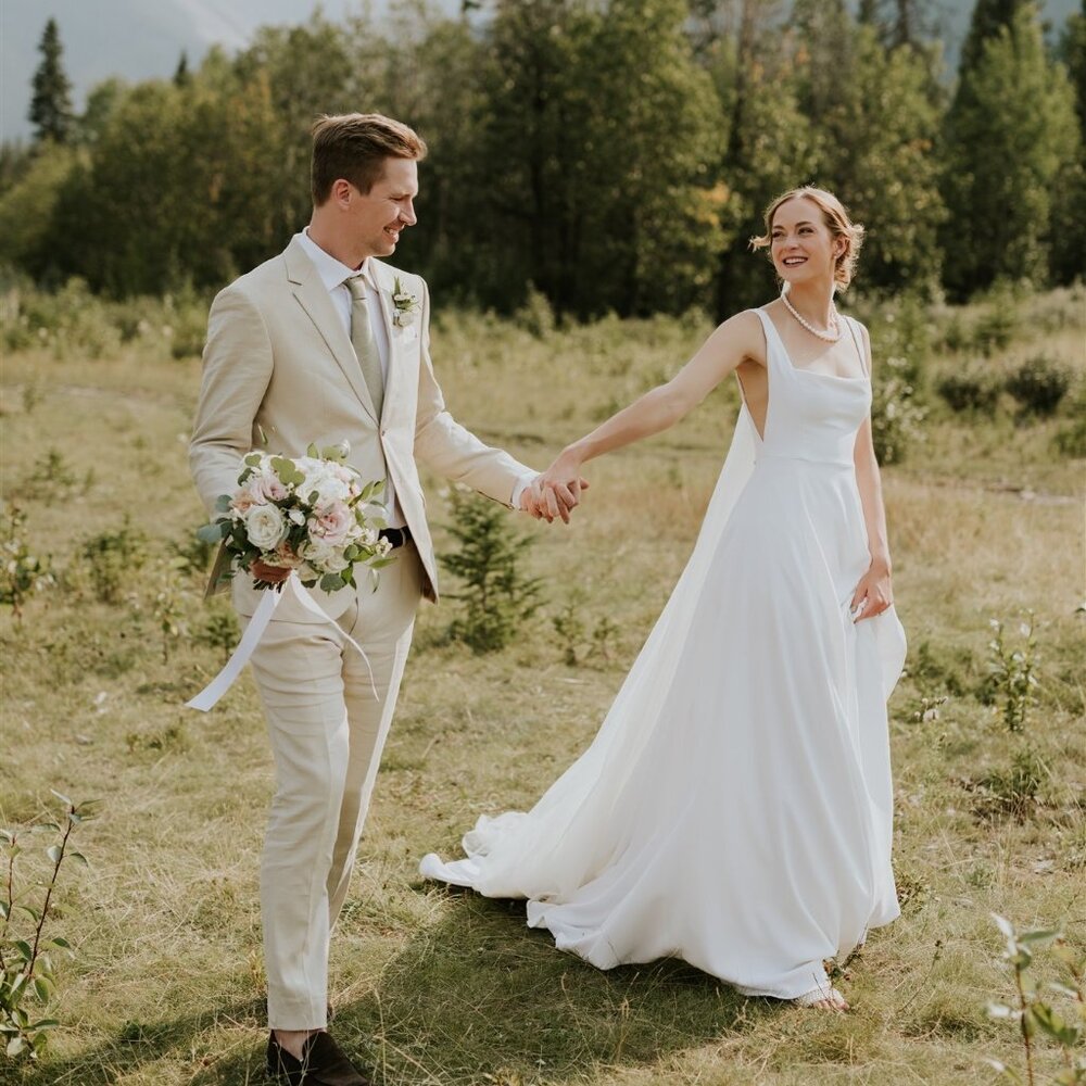 Alyssa Kristin Wedding Dress - Sydney with A-line skirt